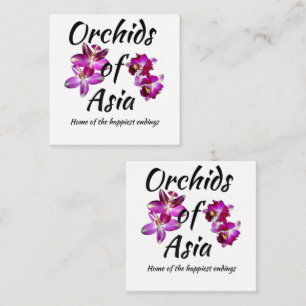 Orchideen Asiens Begleitkarte