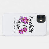 Orchideen Asiens Case-Mate iPhone Hülle (Rückseite (Horizontal))