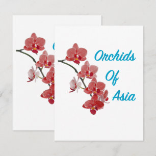 Orchideen Asiens Day Spa Dankeskarte
