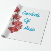 Orchideen Asiens Day Spa Geschenkpapier (Ungerollt)