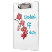 Orchideen Asiens Day Spa Klemmbrett (Links)