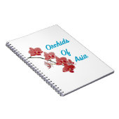 Orchideen Asiens Day Spa Notizblock (Rechte Seite)