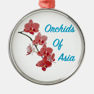 Orchideen Asiens Day Spa Ornament Aus Metall