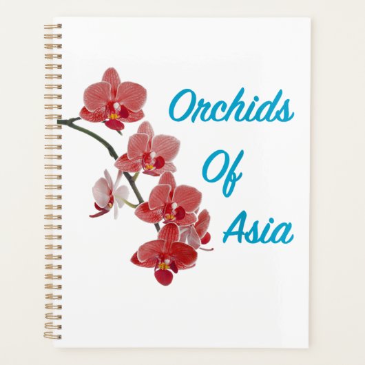 Orchideen Asiens Day Spa Planer (Vorderseite)