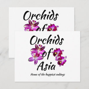 Orchideen Asiens Einladung