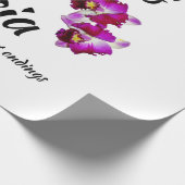Orchideen Asiens Geschenkpapier (Ecke)