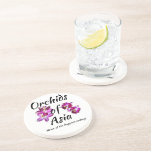 Orchideen Asiens Getränkeuntersetzer