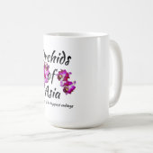 Orchideen Asiens Kaffeetasse (VorderseiteRechts)