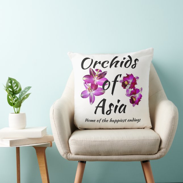 Orchideen Asiens Kissen (Stuhl )
