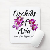 Orchideen Asiens Mousepad (Mit Mouse)