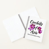 Orchideen Asiens Notizblock (Innenseite)