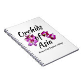 Orchideen Asiens Notizblock (Rechte Seite)