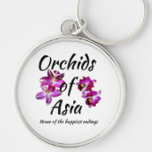 Orchideen Asiens Schlüsselanhänger (Vorne)