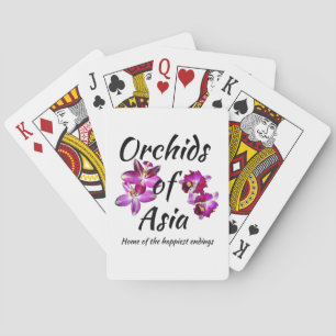 Orchideen Asiens Spielkarten
