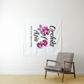 Orchideen Asiens Wandteppich (Beispiel (Horizontal))