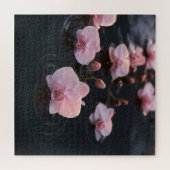 Orchideen auf Still Wasser Puzzle (Horizontal)