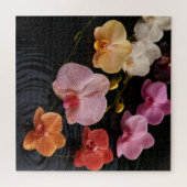 Orchideen auf Still Wasser Puzzle (Horizontal)