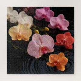 Orchideen auf Still Wasser Puzzle