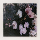 Orchideen auf Still Wasser Puzzle (Horizontal)