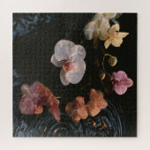 Orchideen auf Still Wasser Puzzle (Horizontal)