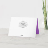 Orchideen auf weißen Handtüchern mit Seestern Karte (Rückseite)