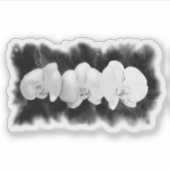 Orchideen Aufkleber (Vorderseite)
