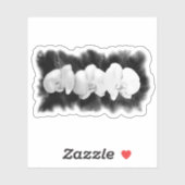 Orchideen Aufkleber (Blatt)