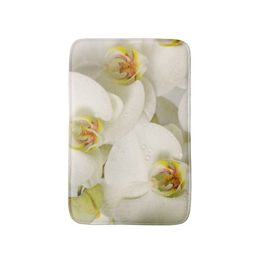Orchideen Badematte (Vorderseite Vertikal)