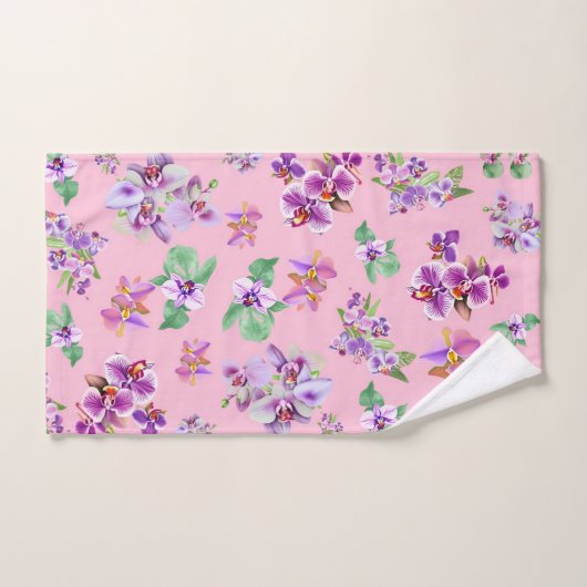 Orchideen Badhandtuch Set (Handtuch)