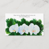 Orchideen Begleitkarte (Vorderseite)