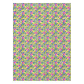 Orchideen-Begonie und Palmblätter Tischdecke (Vorderseite)