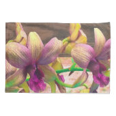 Orchideen blühen kissenbezug (Rückseite-Links)