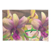 Orchideen blühen kissenbezug (Vorderseite-Links)