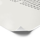 Orchideen-Blume-Blüten-Hochzeitsskalender Poster (Ecke)