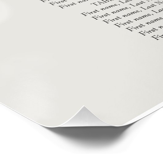 Orchideen-Blume-Blüten-Hochzeitsskalender Poster (Ecke)