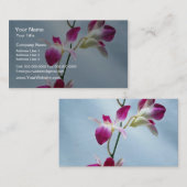 Orchideen-Blume in Singapur Visitenkarte (Vorne/Hinten)