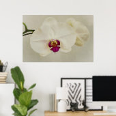 Orchideen-Blume Nahe Kunst Poster (Heimbüro)