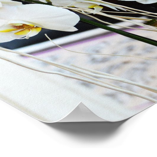 Orchideen-Blume Poster (Ecke)
