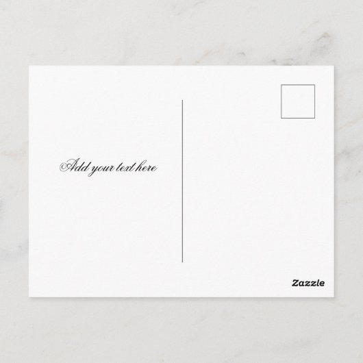 Orchideen-Blume Postkarte (Rückseite)