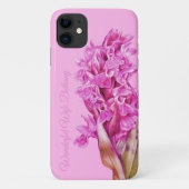 Orchideen-Blume-Rosa-Aquarellkunst Case-Mate iPhone Hülle (Rückseite)