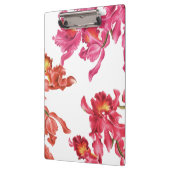 Orchideen-Blumen-Klemmbrett Klemmbrett (Links)