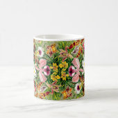 Orchideen-Blumen-Tasse Kaffeetasse (Mittel)