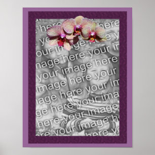 Orchideen-Blumen-Trio-Rahmen Erstellen Sie Ihr eig Poster