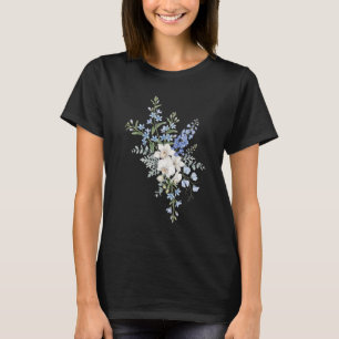 Orchideen-Blumenstrauß, Floral in Aquarell T-Shirt