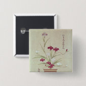Orchideen Button (Vorne & Hinten)