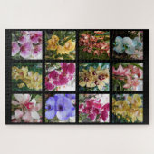 Orchideen-Collage Puzzle (Horizontal)