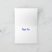 Orchideen Dankeskarte (Innenseite)