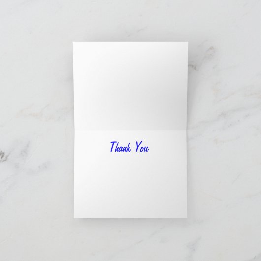 Orchideen Dankeskarte (Innenseite)