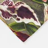 Orchideen Denusblumen Ernst Haeckel Fleecedecke (Ecke)