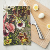 Orchideen Denusblumen Ernst Haeckel Geschirrtuch (Viertel Falte)